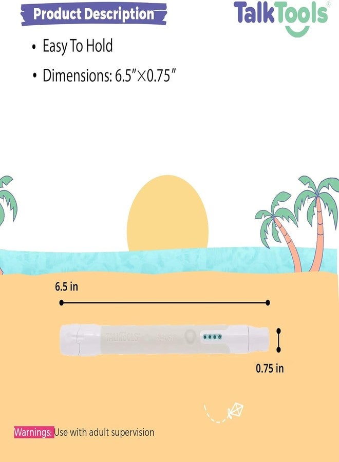 TalkTools Sensi (Grey) Oral Sensory Therapy Tool - Speech Therapy Toy for Kids | Oral Motor Therapy Tools for Speech and Feeding - Image 4